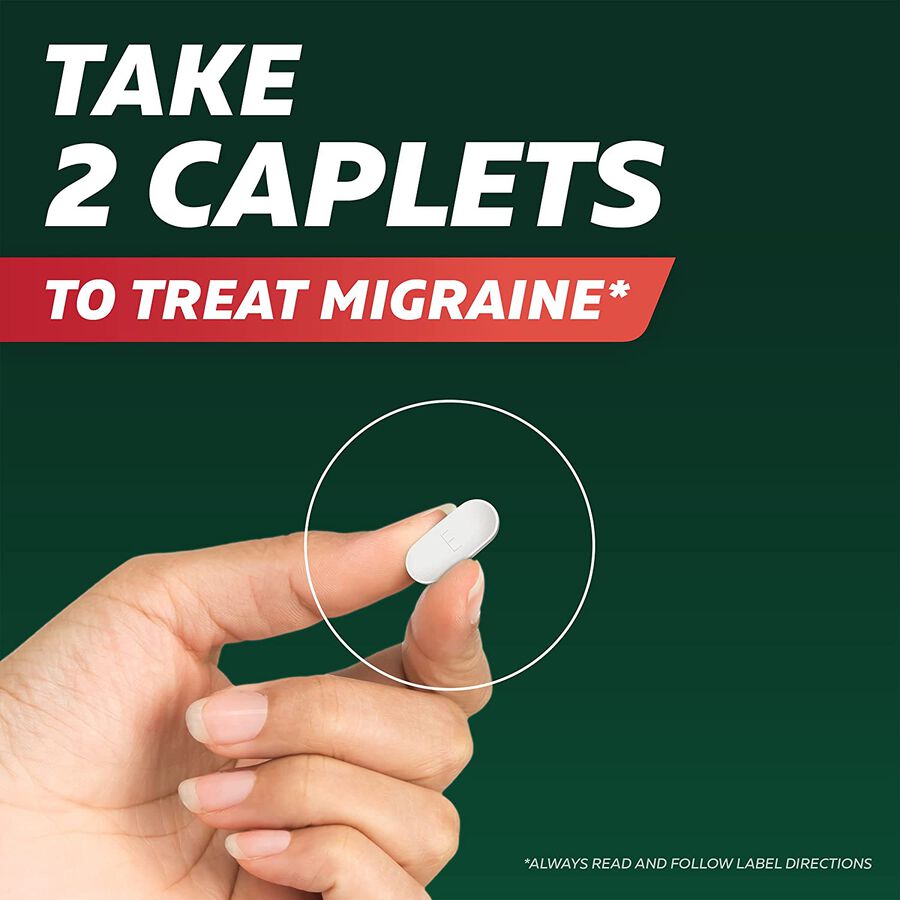 Excedrin Migraine Extra Strength Caplets, 200 ct., , large image number 4