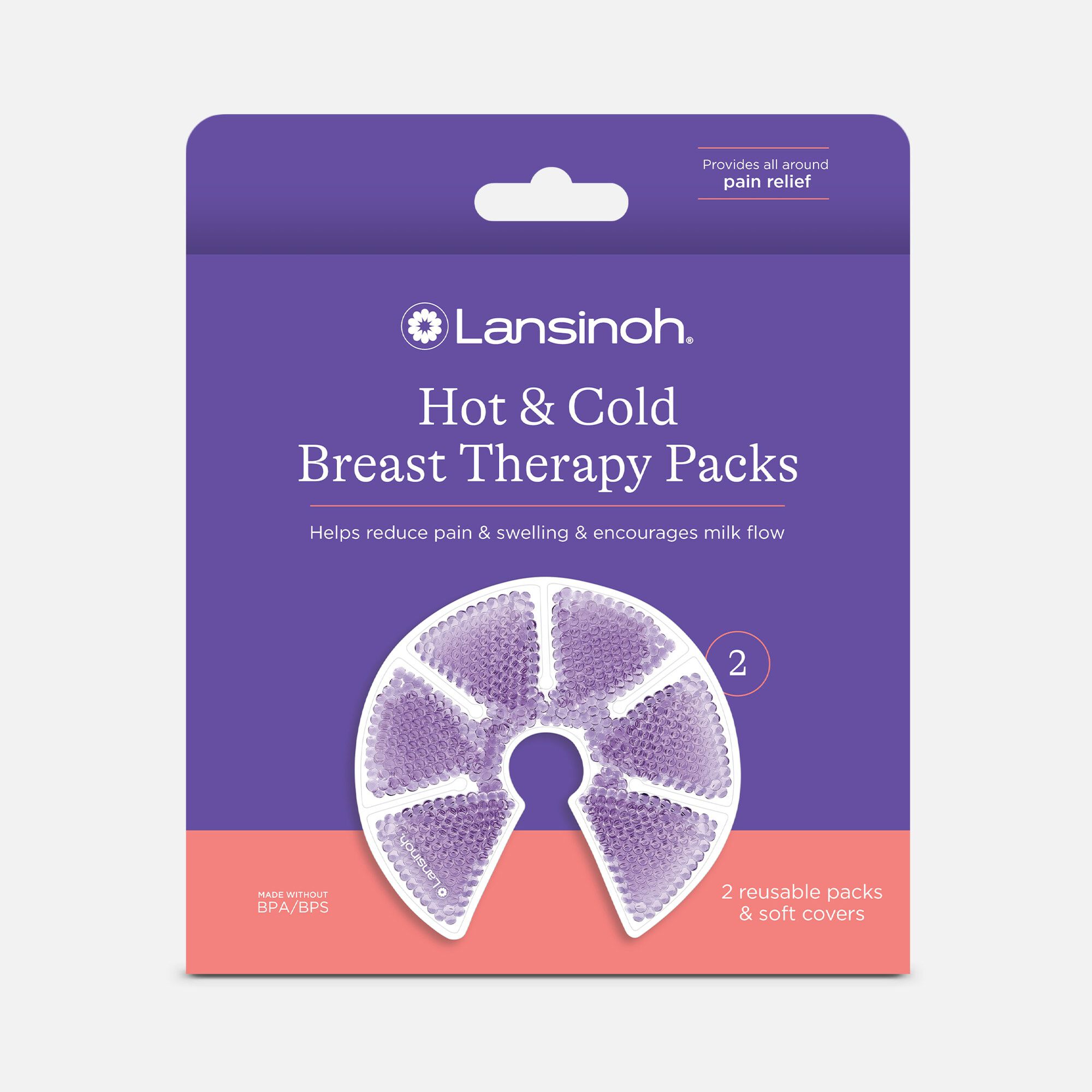Lansinoh TheraPearl 3-in-1 Hot or Cold Breast Therapy, , large