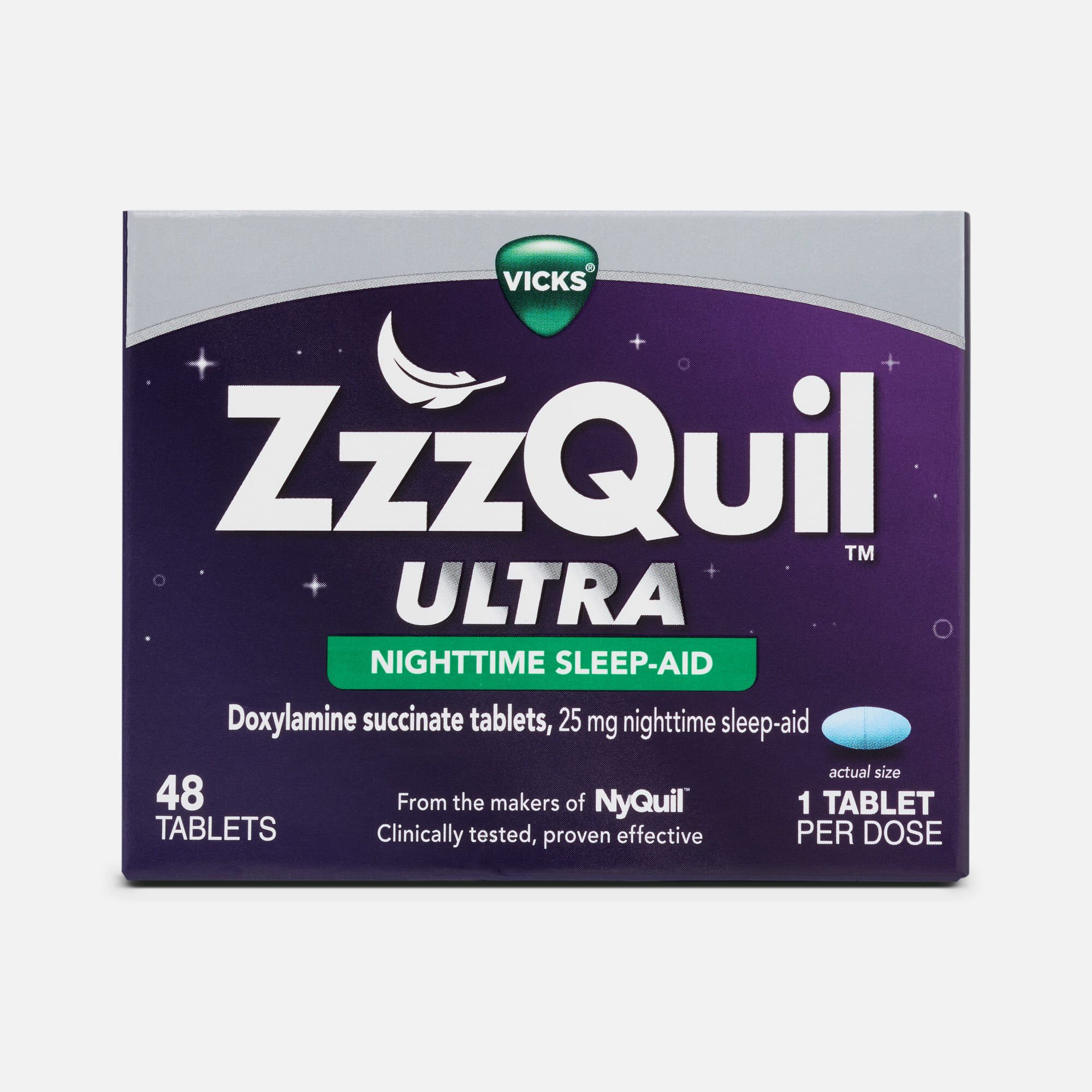 ZzzQuil ULTRA Nighttime Sleep Aid Tablets, 48 ct., , large