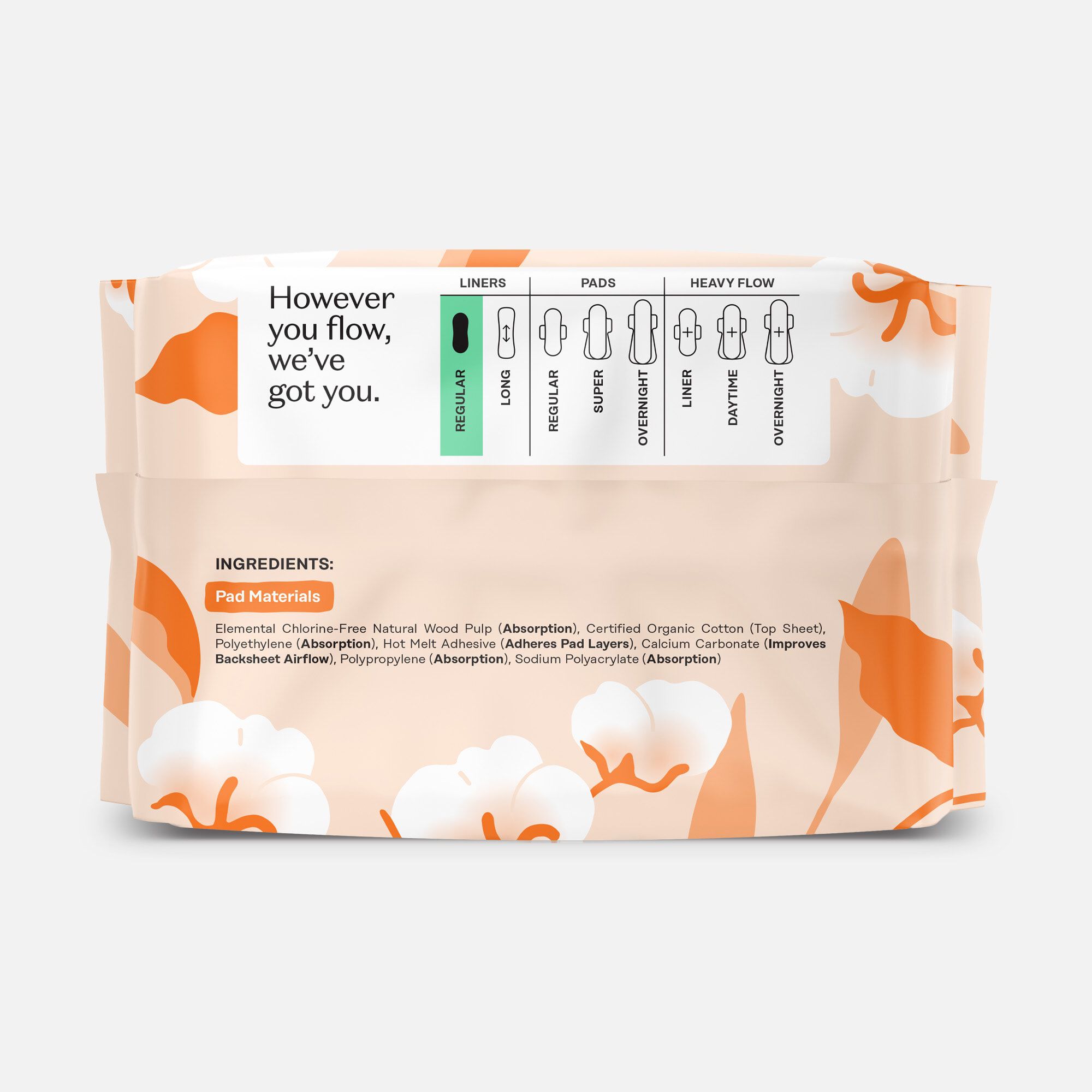 The Honey Pot 100% Organic Top Sheet Everyday Non Herbal Pantiliners, 30 ct., , large