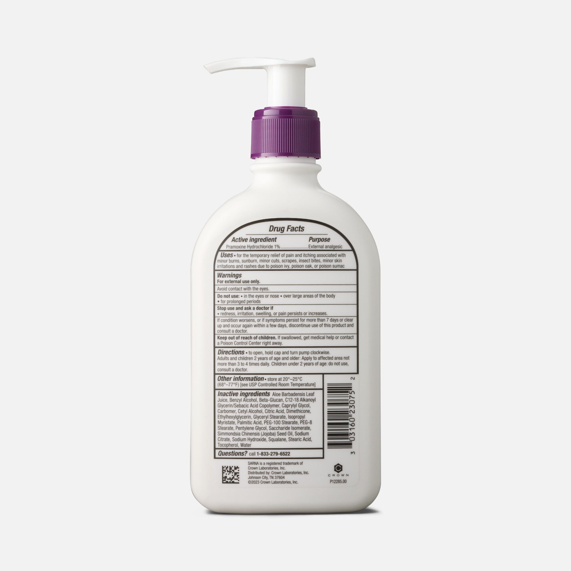 Sarna Sensitive Lotion, 7.5 oz., , large