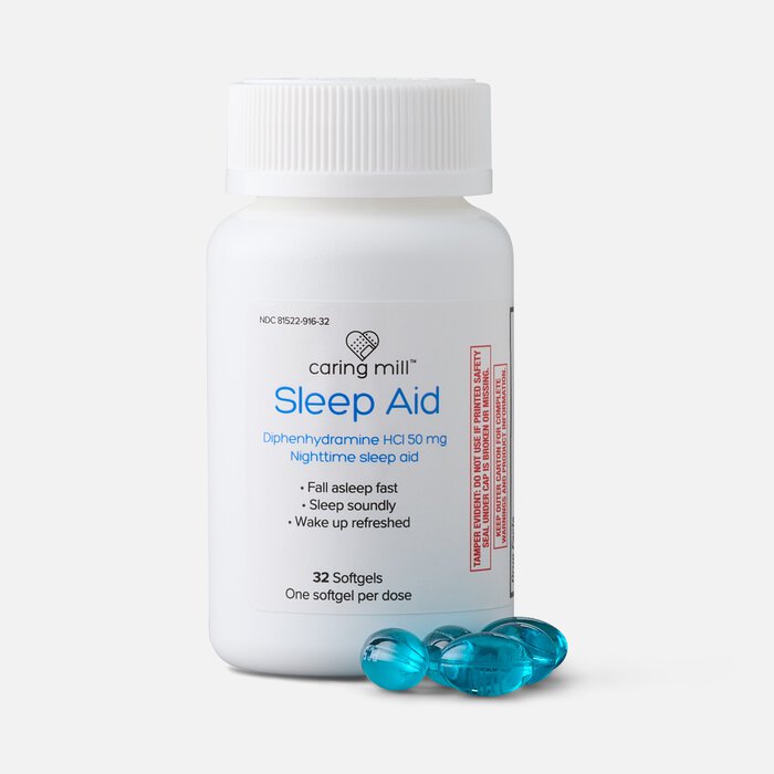 Caring Mill™ Maximum Strength Sleep Aid Soft Gels, 32 ct., , large