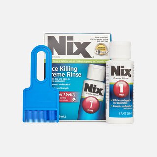 Nix Lice Killing Crème Rinse with Nit Comb, 2 fl oz.