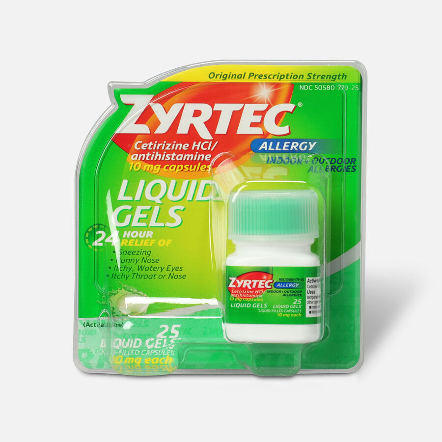Zyrtec Allergy Liquid Caps, , large image number 0