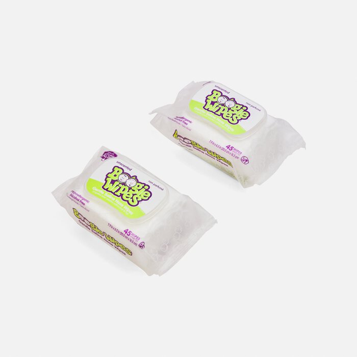 Boogie Wipes® 2-Pack 45 ct. Saline Wipes in Unscented, , large