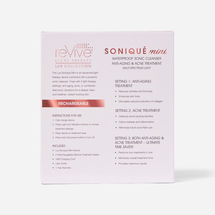 reVive Light Therapy LUX Sonique Mini Sonic Cleansing Device, , large