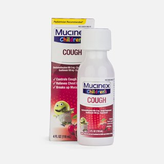 Mucinex Children's Cough Relief Liquid, Cherry, 4 fl oz.