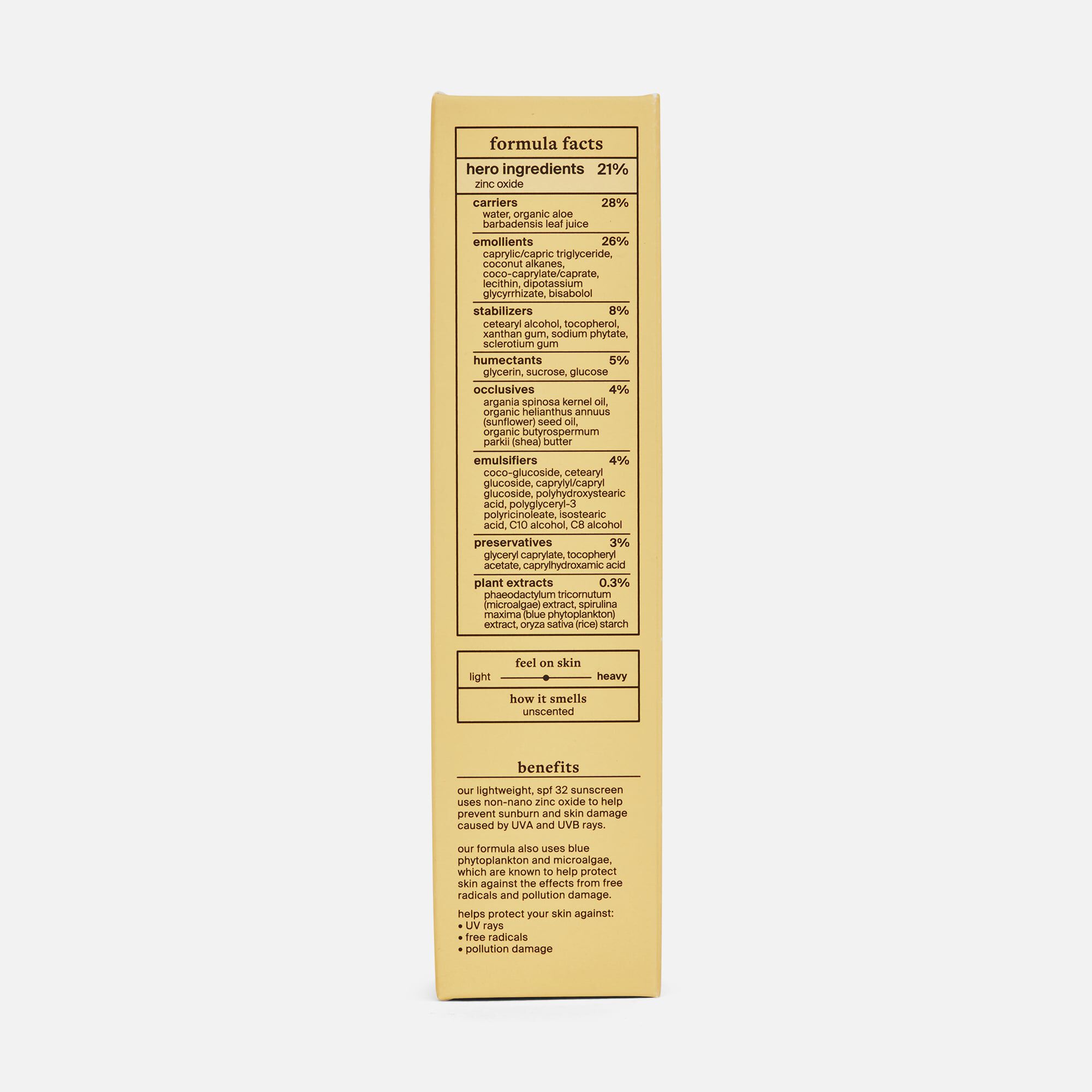 Cocokind Daily Mineral Facial Sunscreen Lotion, SPF 32, 1.7 oz., , large