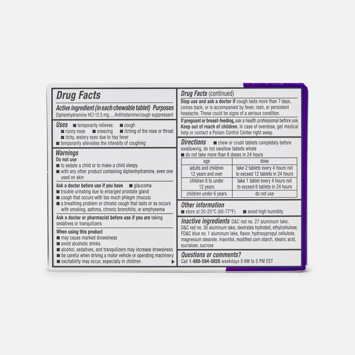 Children's Dimetapp Cough & Allergy Chewable, 24 ct., , large