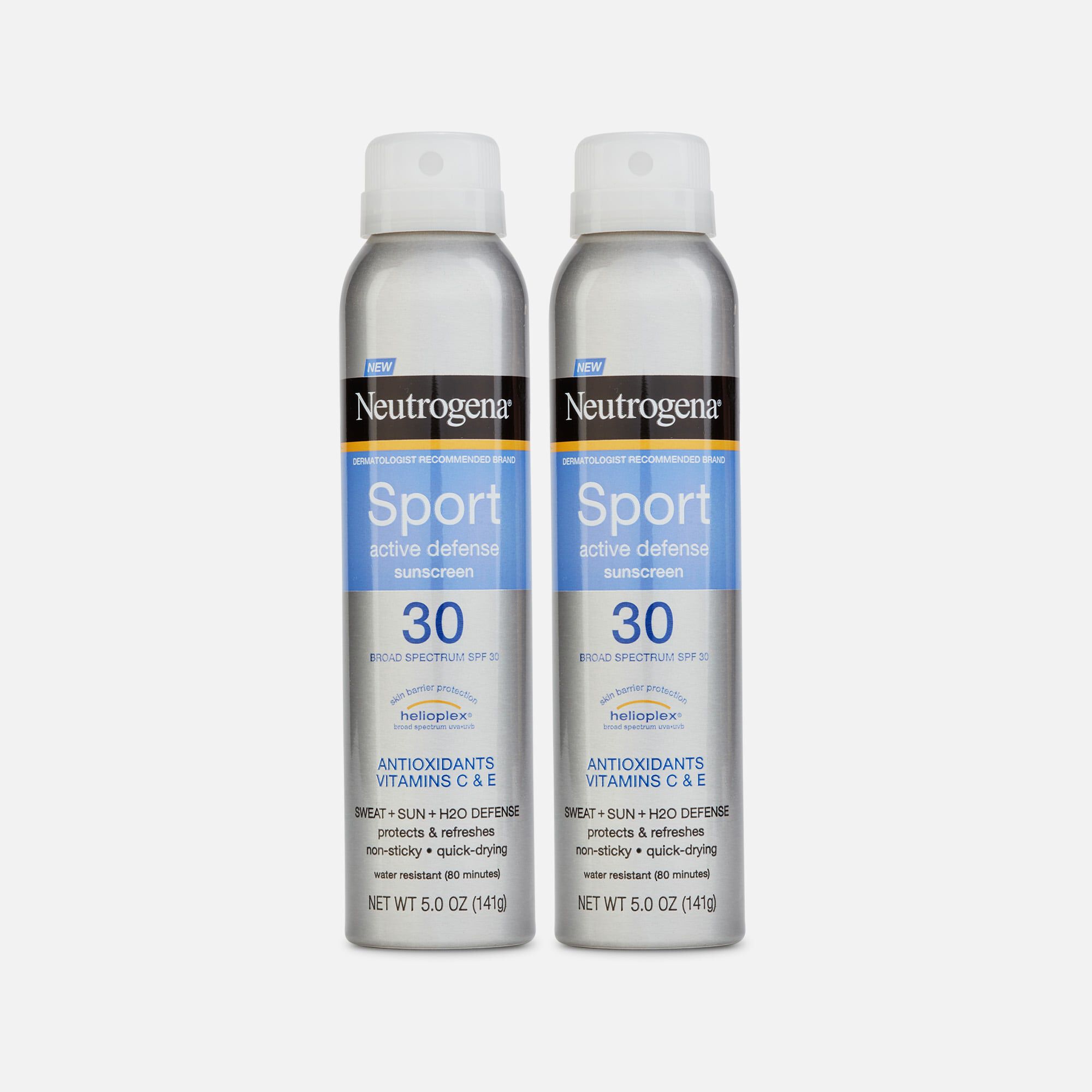 Neutrogena Sport Body Spray, SPF 30, 5 oz. (2-Pack), , large