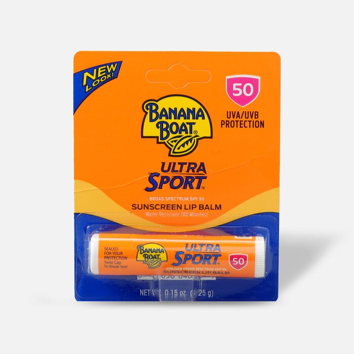 Banana Boat Ultra Sport Sunscreen Lip Balm SPF 50, .15 oz., , large
