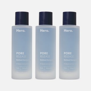 Hero Cosmetics Pore Release Blackhead Clearing Solution, 100 ml (3-Pack)
