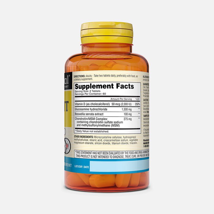 Mason Joint Comfort Formula with Boswellia and D3, 120 ct., , large