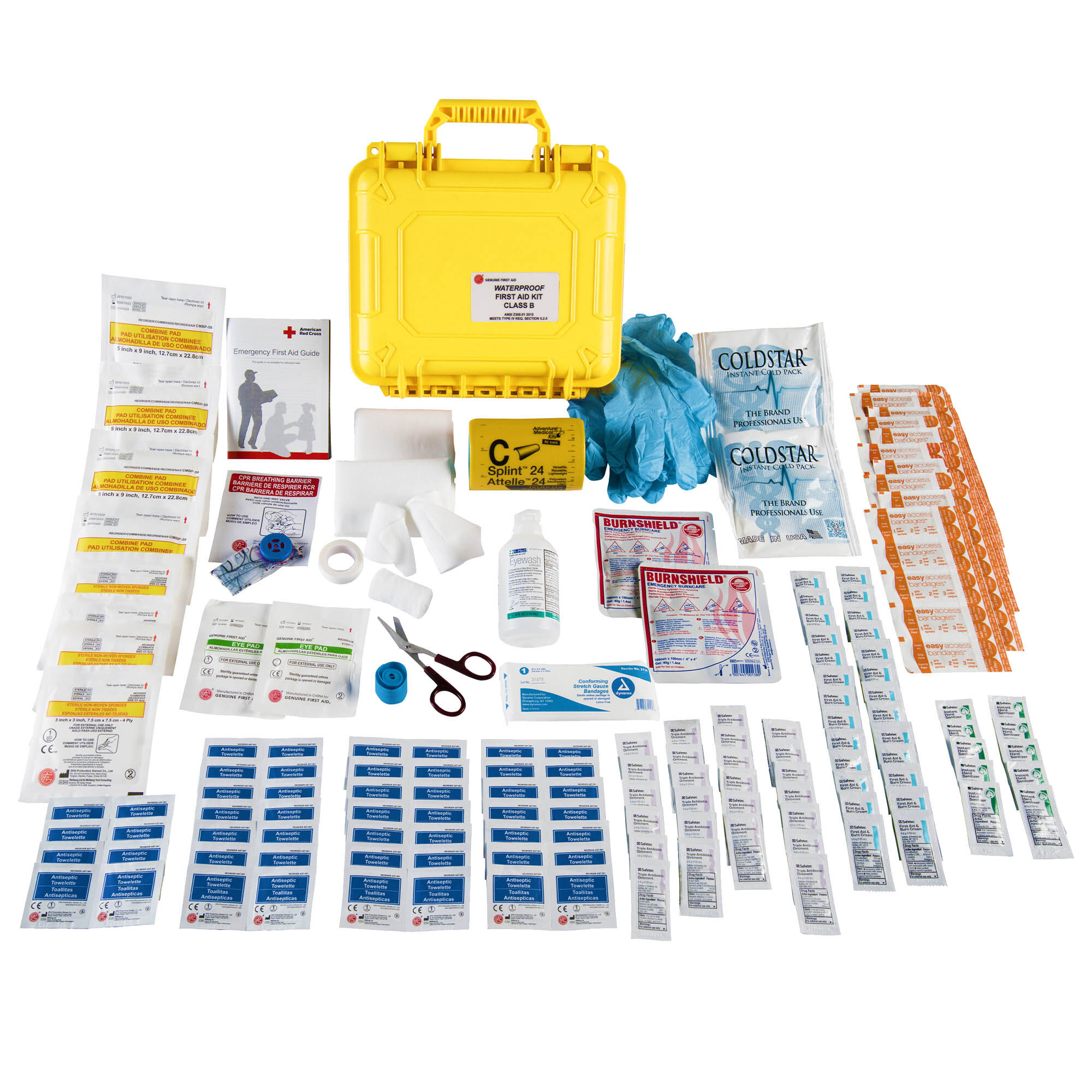 Genuine First Aid Waterproof First Aid Kit Class B ANSI Type IV, , large