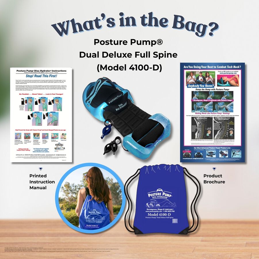Posture Pump&reg; Dual Deluxe Full Spine with Disc Hydrator, Model 4100-D, , large image number 2