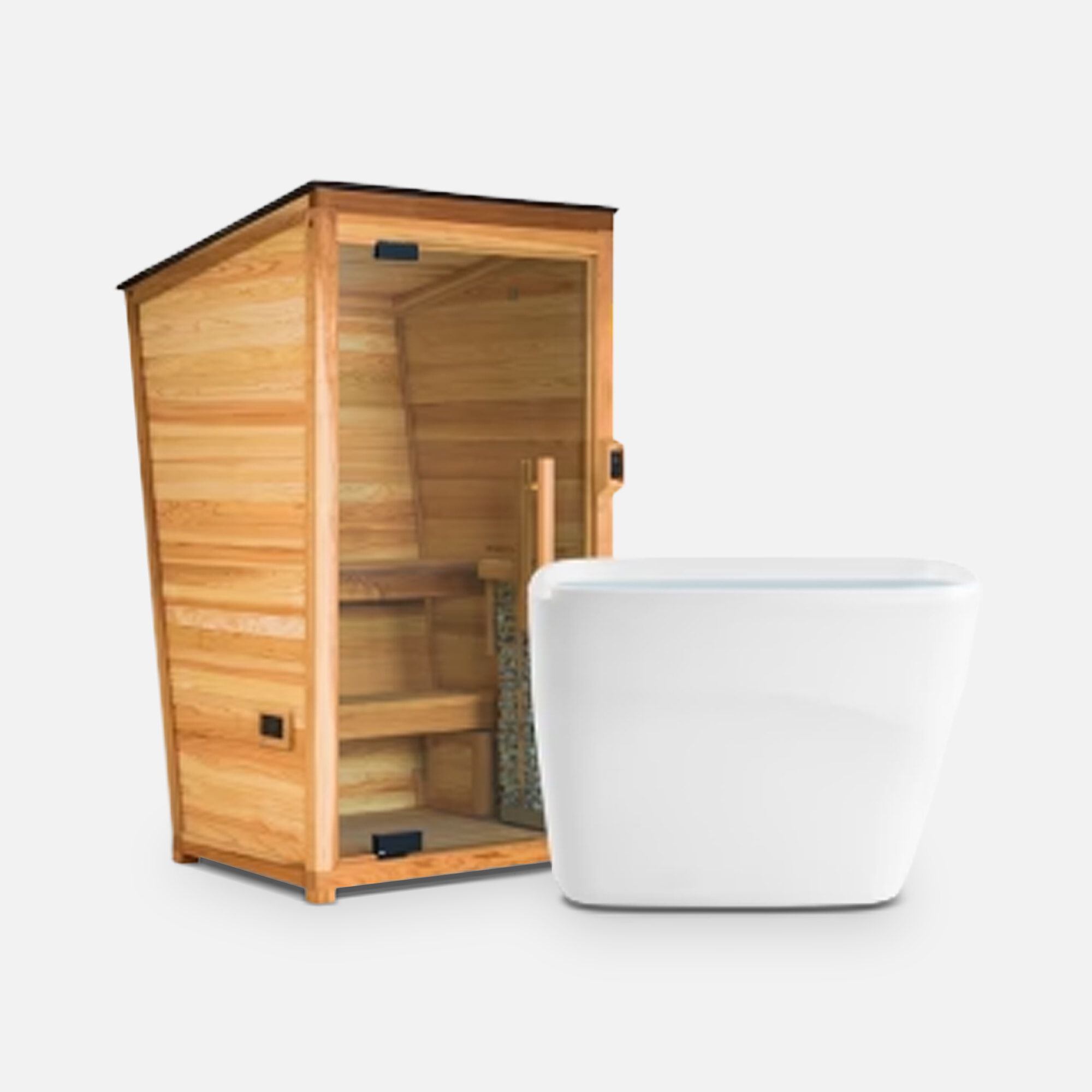 Contrast Therapy Bundle:Pod and Mini Sauna by Plunge, , large