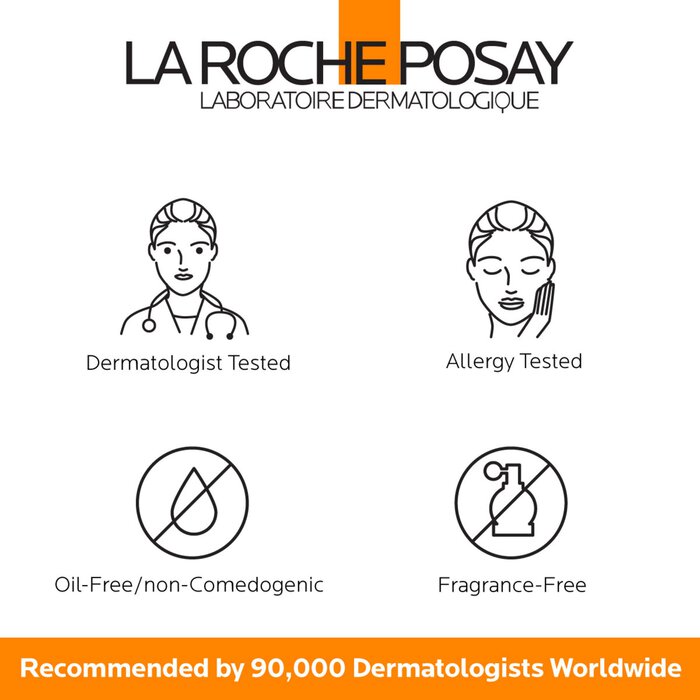 La Roche-Posay Anthelios Clear Skin, Dry Touch Face Sunscreen, Oil Free with SPF 60, 1.7 fl oz., , large