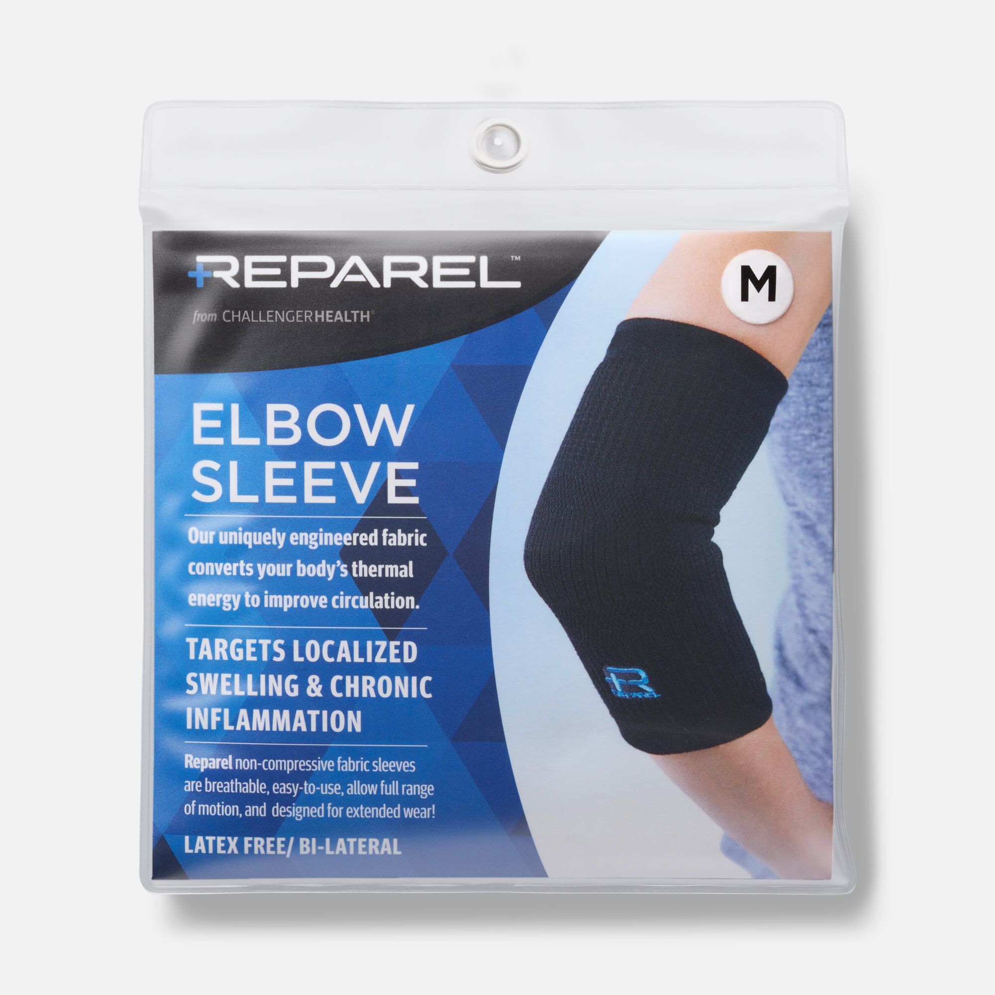 Reparel Elbow Sleeve, Black, , large