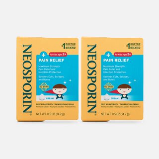 Neosporin Antibiotic + Pain Relief Cream for Kids, 0.5 oz. (2 pack)
