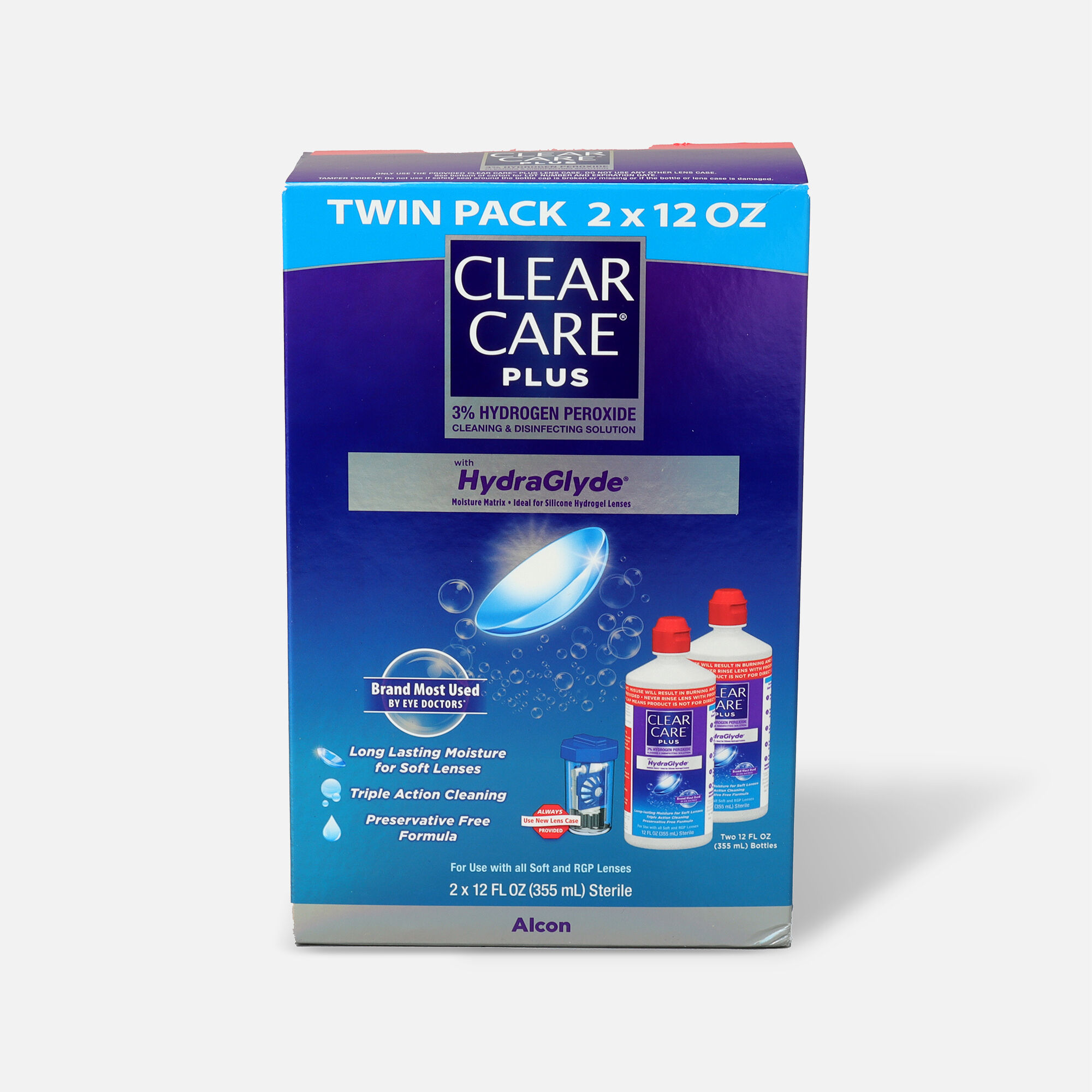 Clear Care Plus Cleaning and Disinfecting Solution, , large