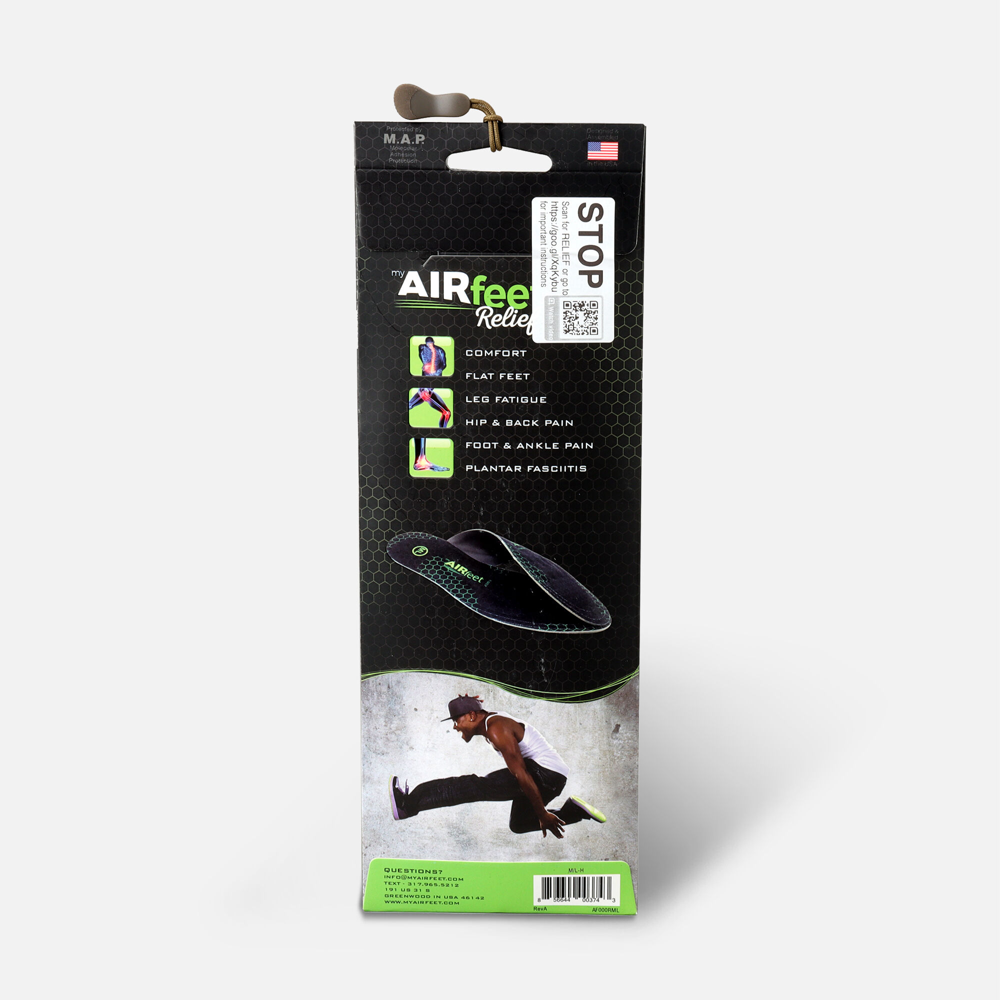 Airfeet Relief Insole, , large