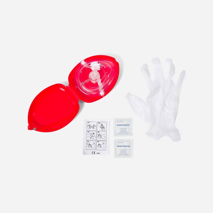 Caring Mill™ Portable CPR Mask, Hard Case, , large