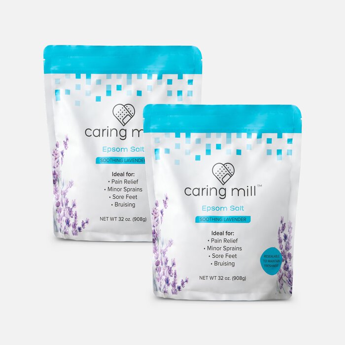 Caring Mill™ Lavender Scented Epsom Salt, 2lb (2-Pack), , large