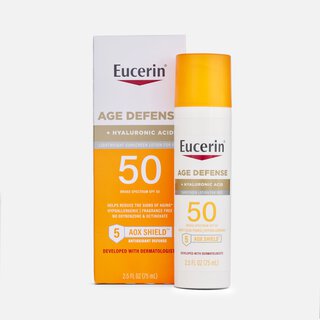 Eucerin Sun Age Defense Face Sunscreen Lotion, SPF 50, 2.5 fl oz.