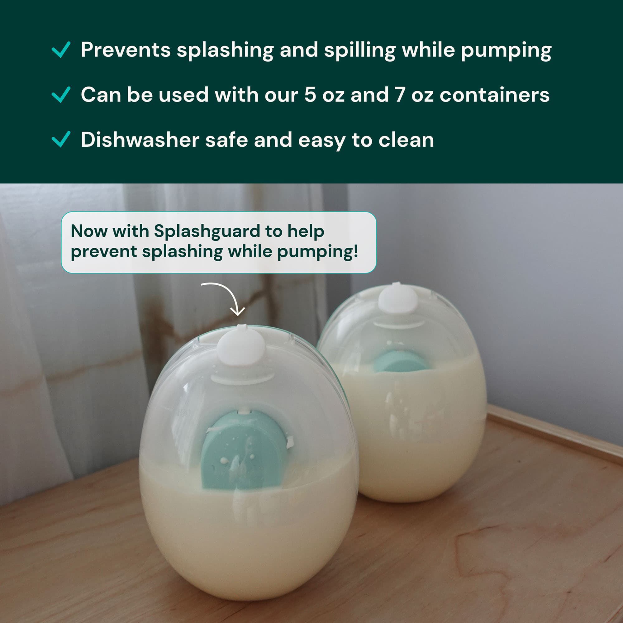 Willow Go Splashguard Breast Milk Container Set, 7-oz. Capacity (2-Pack), , large