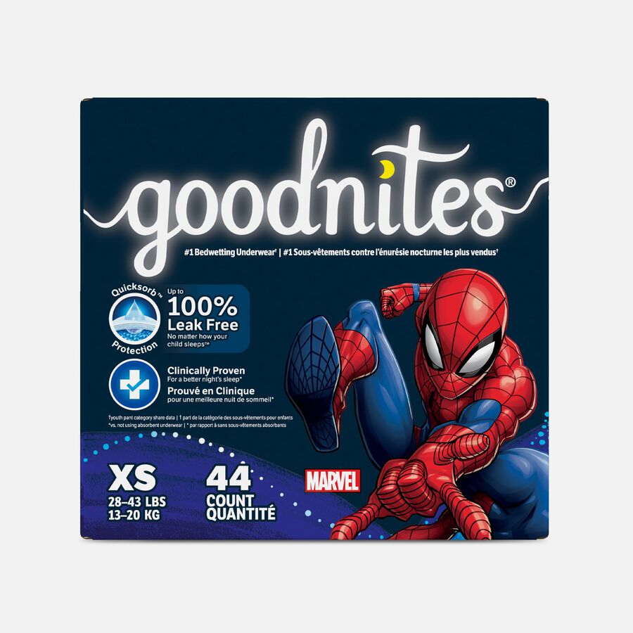 Goodnites Boys' Nighttime Bedwetting Underwear, 44 ct., , large image number 1