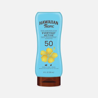 Hawaiian Tropic Island Sport Lotion Sunscreen SPF 50, 8 oz.