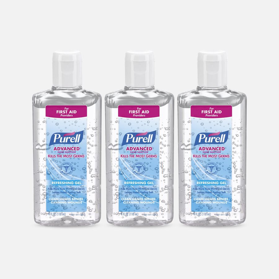 Purell Advanced Hand Sanitizer Gel, 4 fl. oz. (3-Pack), , large image number 0