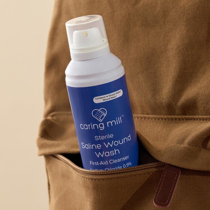 Caring Mill™ Saline Wound Wash Spray, 7.4 oz., , large