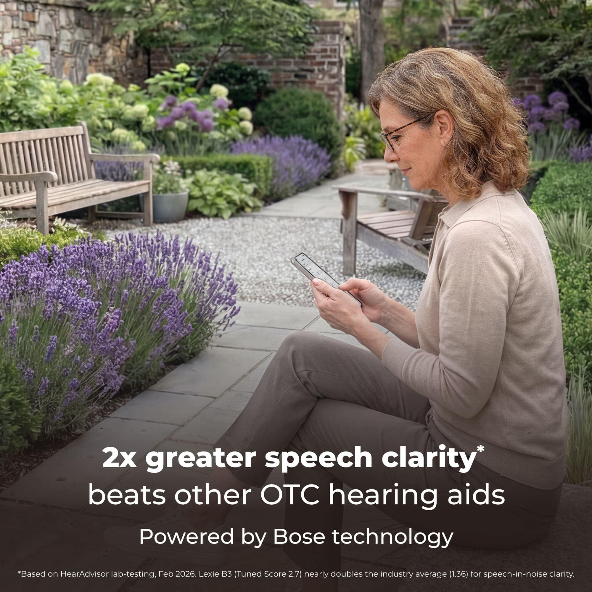 Lexie B3 OTC Hearing Aids Powered by Bose®, , large