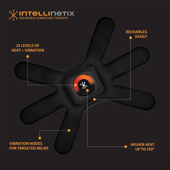 Intellinetix Heat + Vibration Therapy Wrap, , large