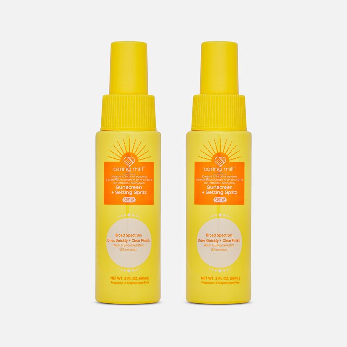 Caring Mill™ Sunscreen Setting Spritz, SPF 45, 2 oz. (2-Pack), , large