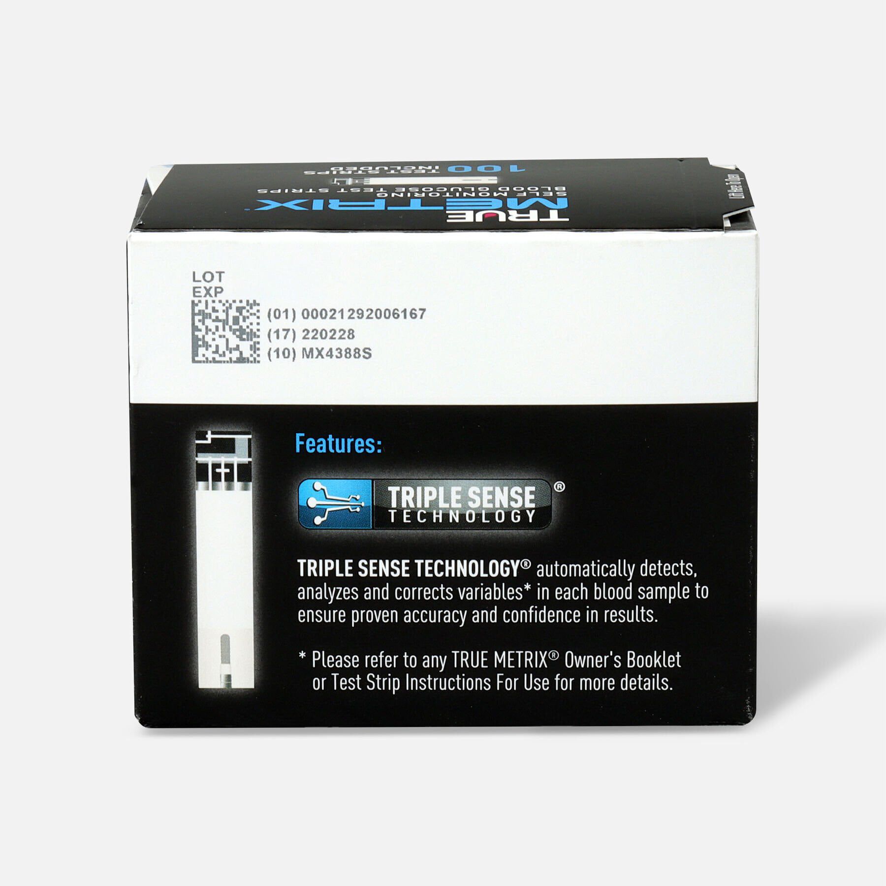 TRUE Metrix Blood Glucose Test Strips, , large