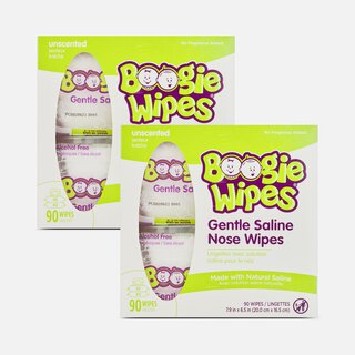 Boogie Wipes® 2-Pack 45 ct. Saline Wipes in Unscented (2-Pack)