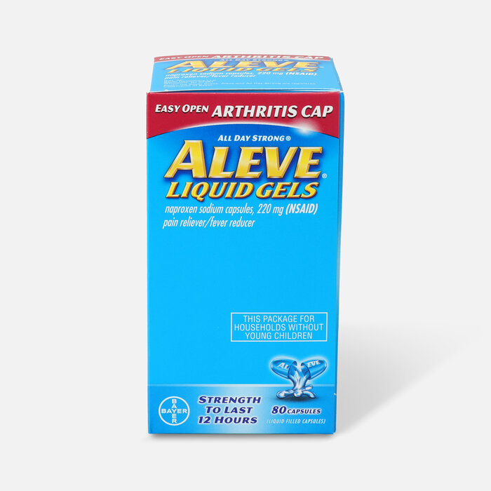Aleve Arthritis Liquid Gels, Easy Open Cap, 80 ct., , large
