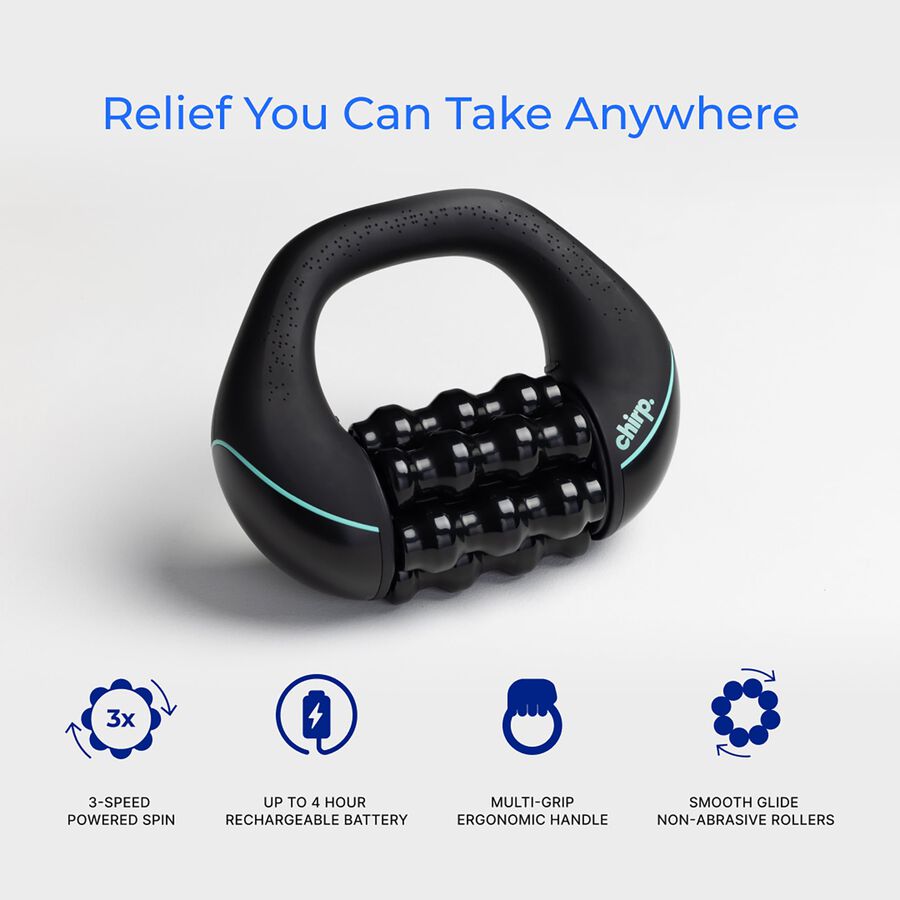 Chirp RPM Mini Rolling Percussive Massager, , large image number 4