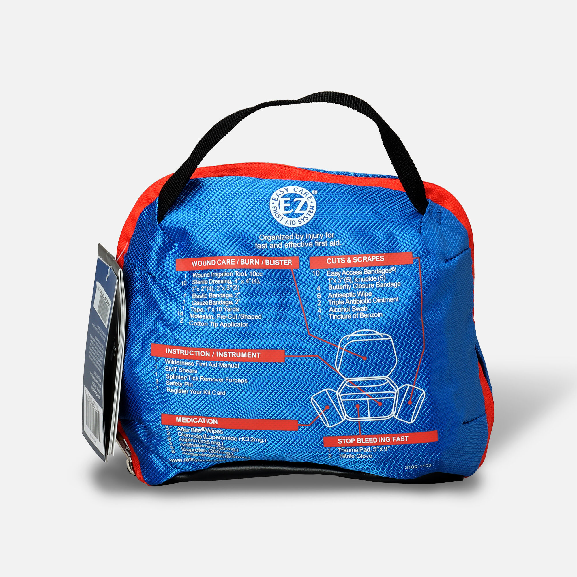 Adventure Medical Mountain Backpacker First Aid Kit with Medical Guide, 97 pc., , large