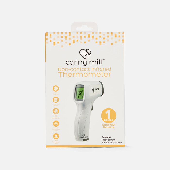 Caring Mill™ Non-Contact Infrared Thermometer with Large Display, , large