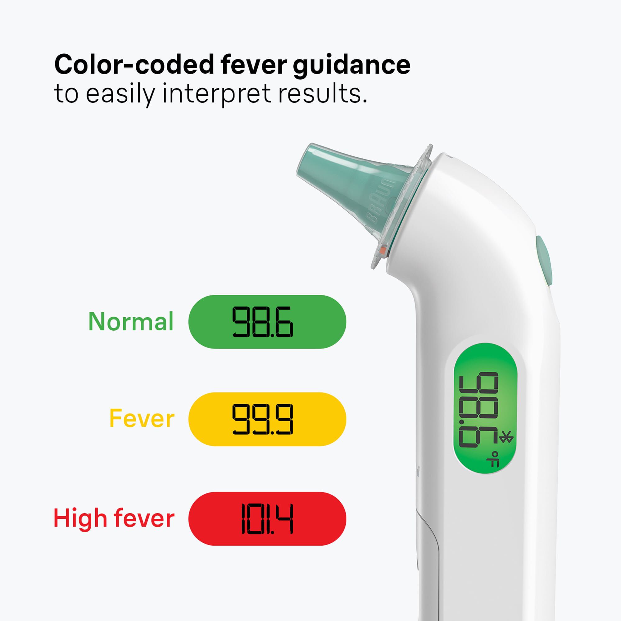 Braun ThermoScan® 4+ Connect Ear Thermometer, , large