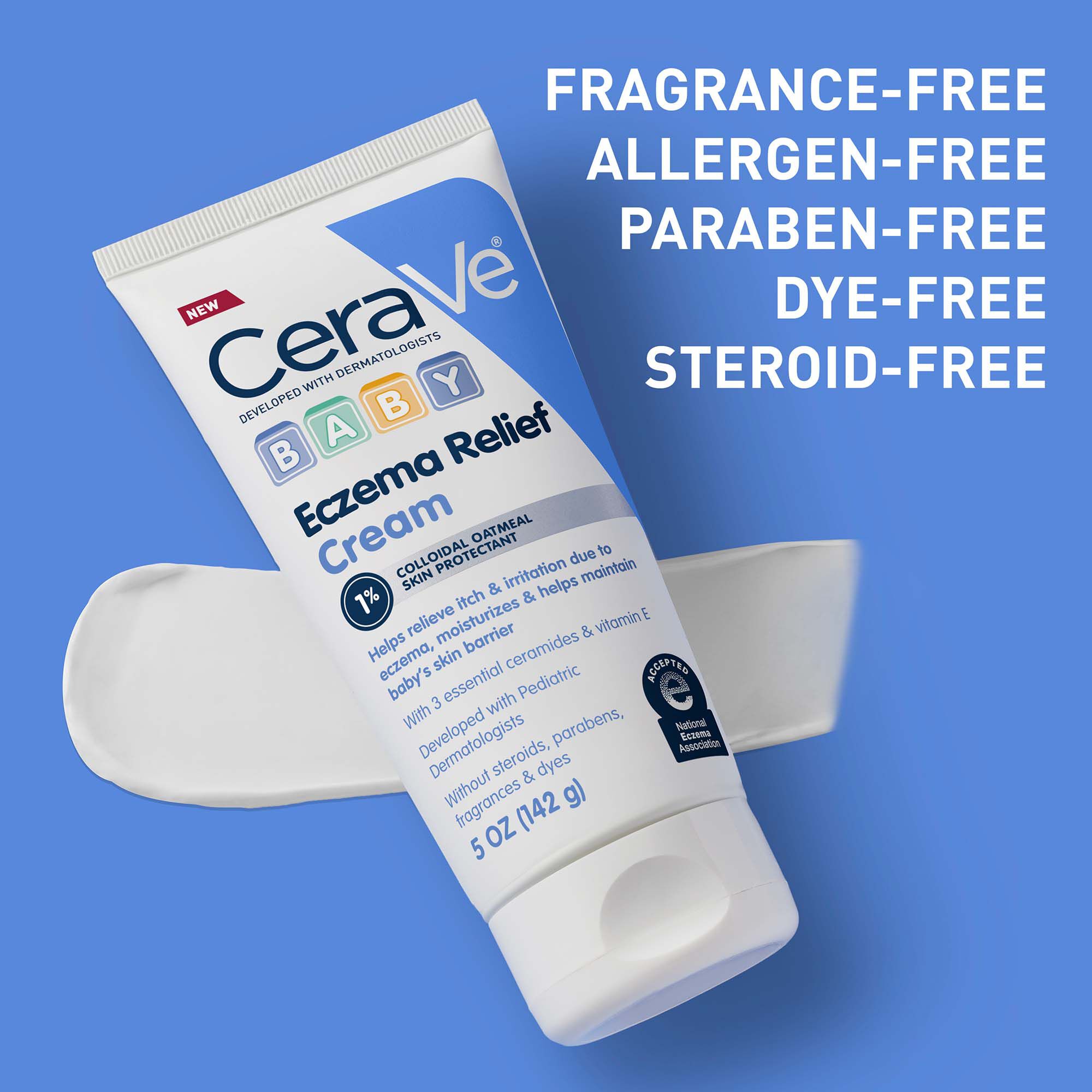 CeraVe Baby Eczema Relief Cream, 5 oz., , large