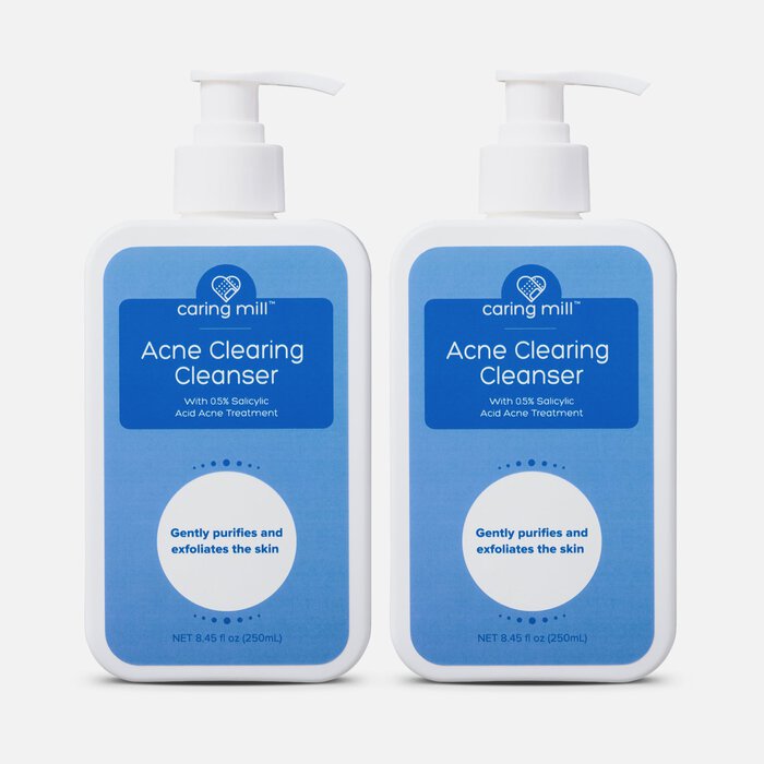 Caring Mill™ Acne Clearing Cleanser with Salicylic Acid, 8 fl oz. (2-Pack), , large