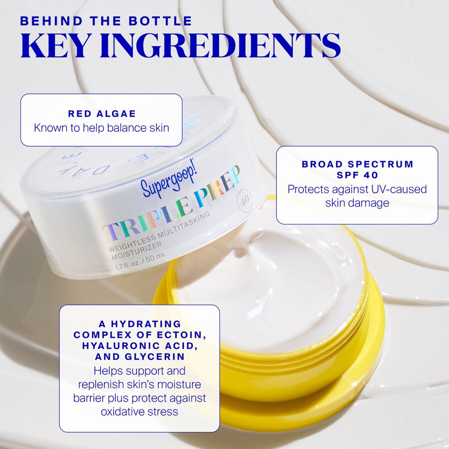 Supergoop! Triple Prep Weightless Daily Moisturizer &ndash; SPF 40, , large image number 2