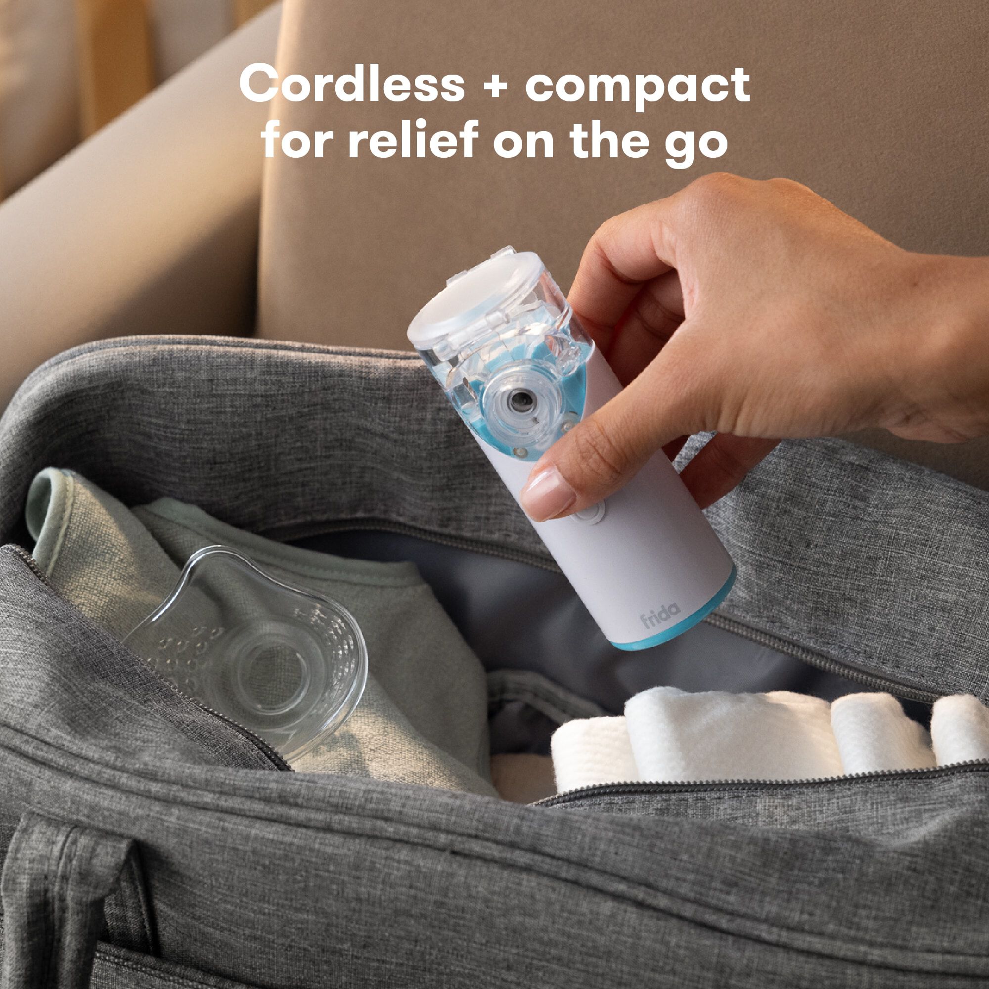 Frida Baby Ultra-Quiet Portable Nebulizer, , large