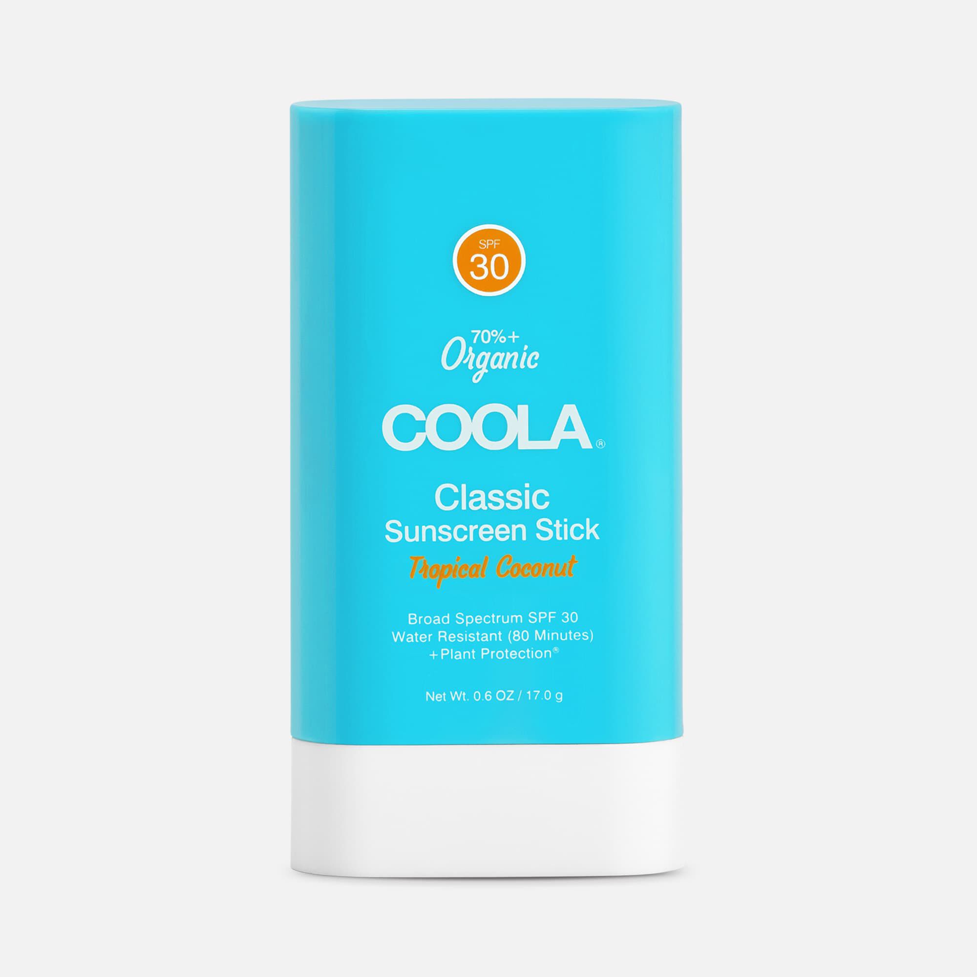 COOLA Classic Organic Sunscreen Face & Body Stick SPF 30 Tropical Coconut, , large