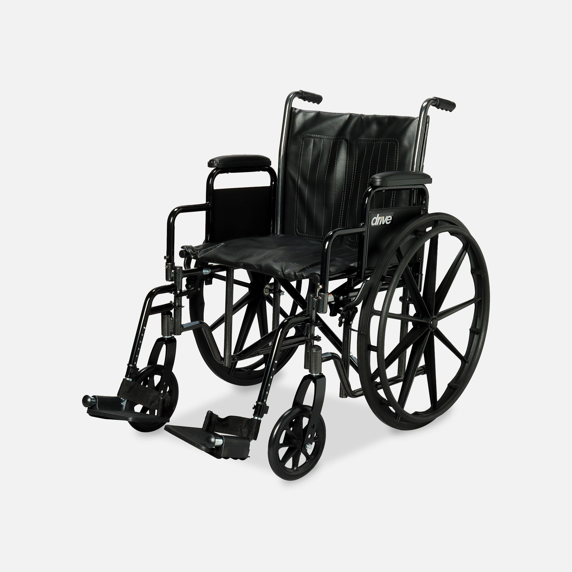 Drive Silver Sport 2 Wheelchair, Swing Away Footrests, , large