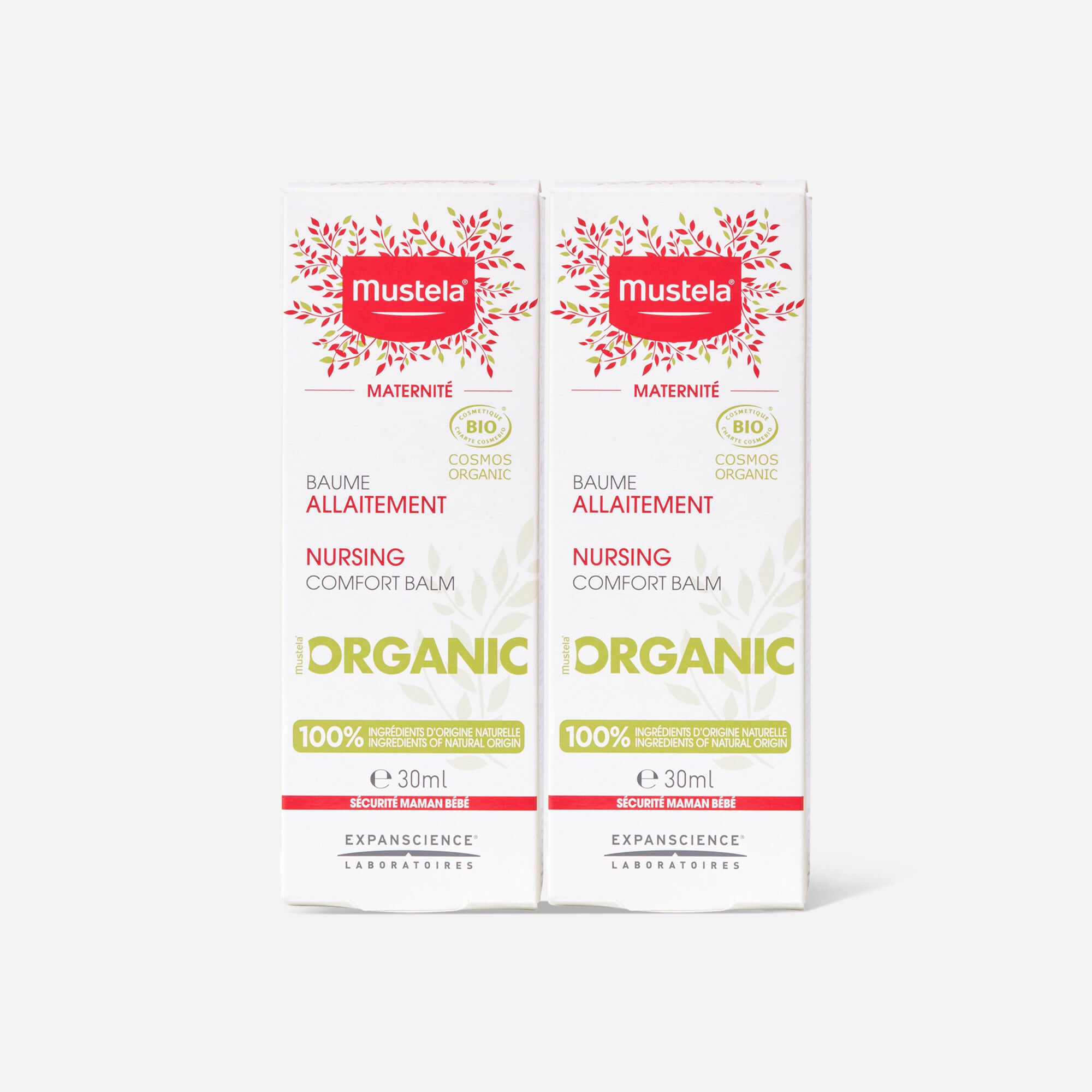 Mustela Organic Nursing Nipple Comfort Balm, 1.01 oz. (2-Pack), , large